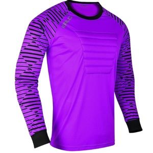 Kalci Men's Soccer Jersey Padded Football Goal keeper Shirt